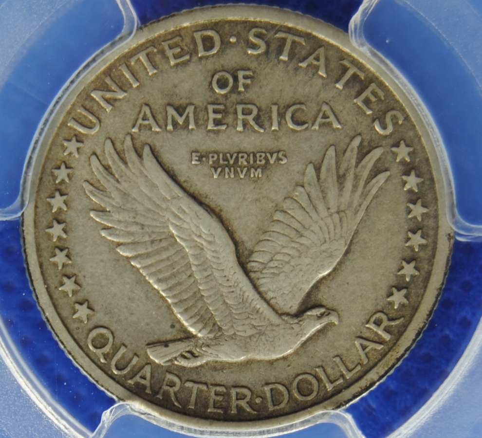 1916 Sanding Liberty Quarter PCGS (Secure) XF-45 (CAC) KEY DATE!